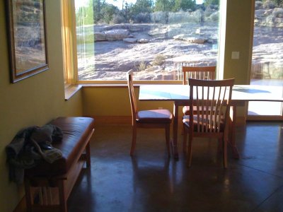 Dining table with Chairs and bench