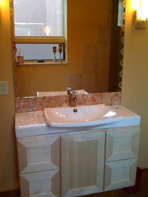 We love this vanity combination