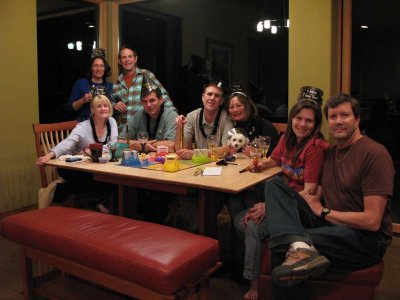 A serious group shot (Ellen/Ron, Barbara/Larry, Lee/Elaine, and us)