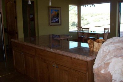 Beautiful granite counter tops