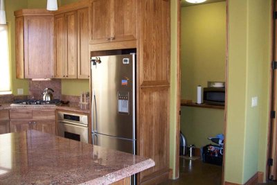 Looking towards our pantry