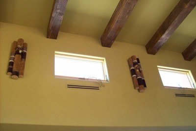 Clerestory windows for passive solar