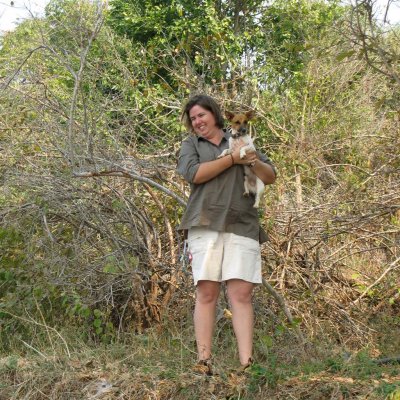 Kerri and Scotch at Conservation Lower Zambezi