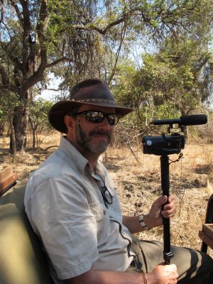 Jim enjoying a safari game drive