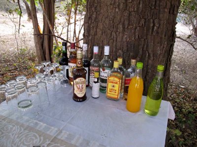 The bar at bushcamp