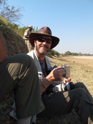 Tea break during bush walking