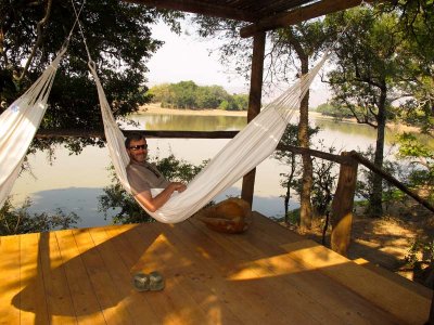 Enjoying Chindeni hammock