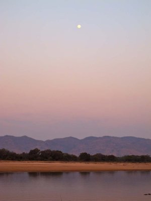 Full moon rise