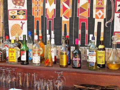 The bar at Kuyenda
