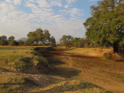 Lagoons along the safari walk