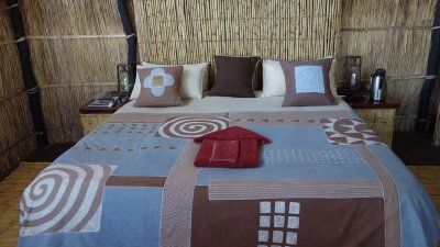 Our bed at Tafika