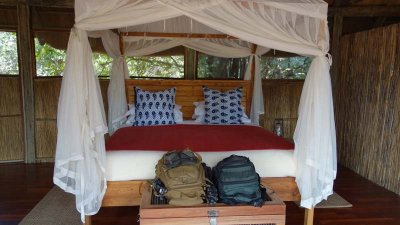 Our bed at Bilimungwe