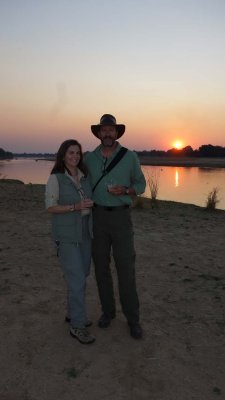 Sunset by the Luangwa