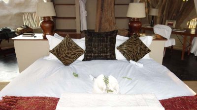 Our bed at Chongwe
