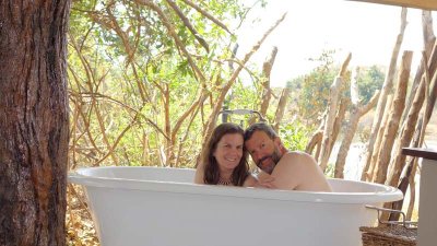 We also had a tub at Chongwe!