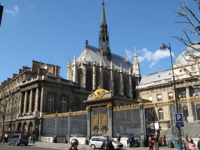 St. Chapelle and golden gates