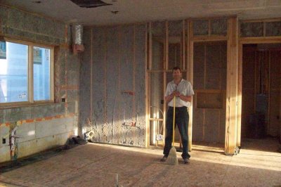 Insulation is made from recycled newspaper