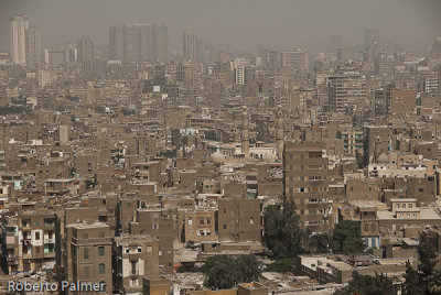 Vista do Cairo dos muros da cidadela