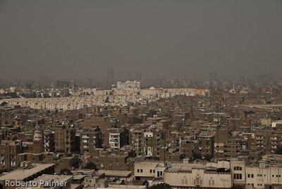 Vista do Cairo dos muros da cidadela