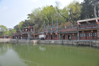 A nice place at the begin of the Summer palace. Take the subway and then the bus 808 until the end. In a few years there will be a subway going directly to it. We made the mistake to return by taxi: seventy time the price of a subway ticket!