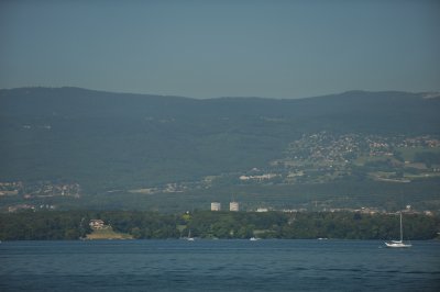 The new property of Michael Schumacher in front and the Jura in the back