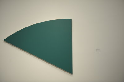 Ellsworth Kelly. I guess there is a similar one in white in Nestl's hall (Bergre). Also another one in London's Modern Tate(but this is another story).