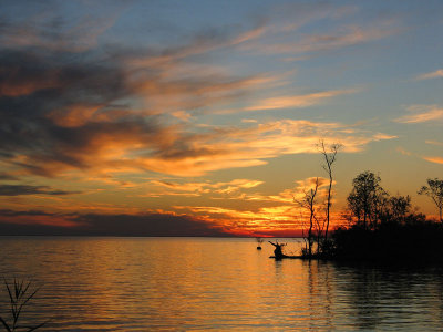 Sunset on Lake Maurepas