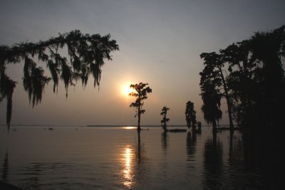 Sunset in Louisiana