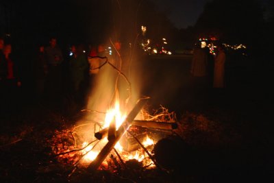 Christmas Season Bonfire - a German Custom