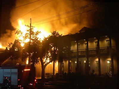 Henry Howard House Inn Barely Escapes Fire