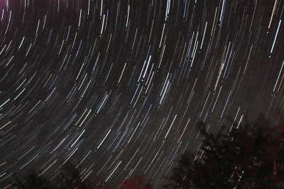 star trails