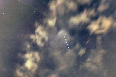 ISS Big Dipper and Clouds