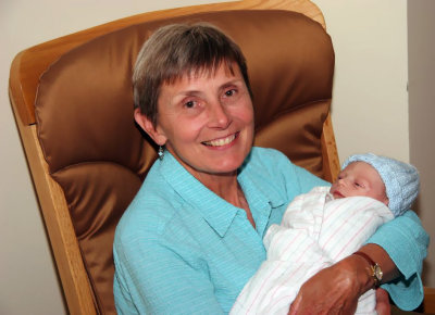 Grandma's First Cradling of Collin
