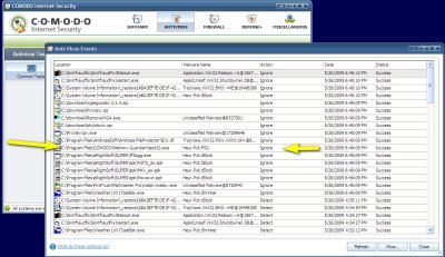 Comodo False Positive...Own File