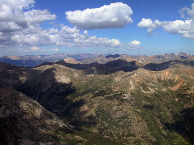 Summit View Looking W'ly, Note Red Mountain