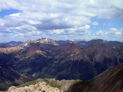 Looking Down the Clear Creek Drainage, (SW'ly)