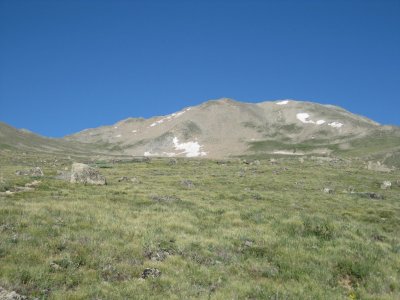 Mt Massive (14,421') Summit, Just Above Little Snowfield Near Summit