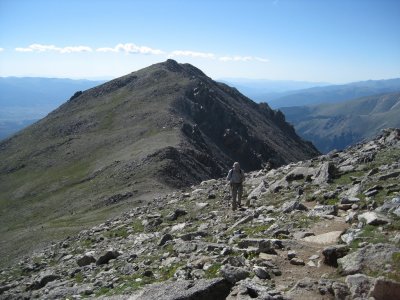 S. Massive (14,132') on Massive Ridgeline