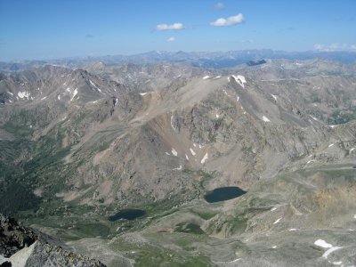Summit View of N Halfmoon Lakes