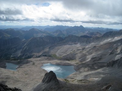 Pierre Lakes Basin, View From Capitol Peak (14,130') Summit