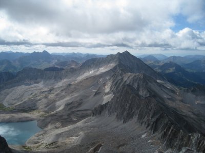 Viewer Correction: Snowmass Mountain (14,092,), NOT Clark Peak (13,580'), View From Summit of Capitol Peak (14,130')