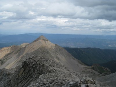 Mt Daly (13,300'), Growing Cloud Cover