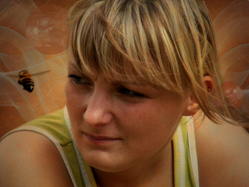 Girl with Bee