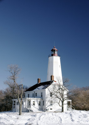 Sandy Hook Lighthouse.