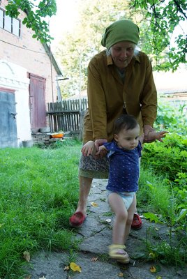 Maia with her great great aunt Nadia