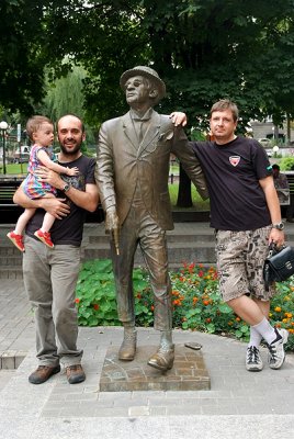 with Andrey's classmate Misha (Kiev)