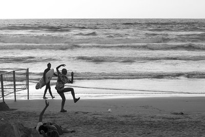 Beach scene III. Tel Aviv Israel