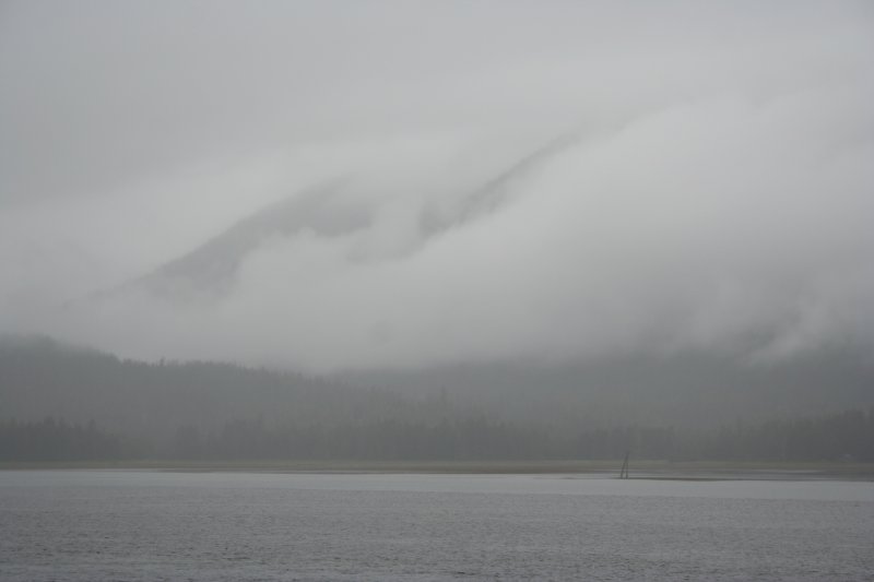 Petersburg - lots of low clouds.