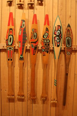 Each one has the clan marking of the owner.