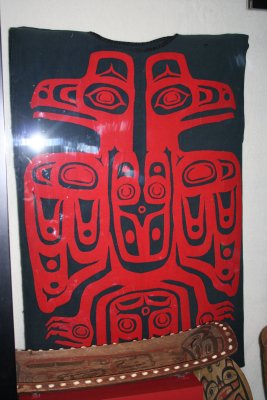 Sitka Musuem - traditional ceremonial robe.